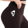 SINOPHANT 2 Pack Plus Size Leggings for Women, High Waisted Buttery Soft Yoga Pants with Pockets for Gym Workout Clothing(Black/Brown)