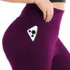 SINOPHANT 2 Pack Plus Size Leggings for Women, High Waisted Buttery Soft Yoga Pants with Pockets for Gym Workout Clothing(Black/Plumpurple)