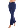 SINOPHANT Flare Leggings for Women with Pockets,High Waisted Tummy Control Bootcut Yoga Pants for Women Soft Bell Bottoms(Navy)