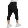 SINOPHANT Plus Size Leggings for Women, High Waisted Tummy Control Buttery Super Soft Black Yoga Pants for Workout Running(Grey)