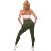 SINOPHANT Thick Yoga Pants Women with Pockets Buttery Soft High Wasited Leggings for Women Workout(Armygreen)