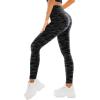 SINOPHANT High Waisted Leggings for Women – Full Length Capri Buttery Soft Yoga Pants for Workout Athletic(Black Camo)