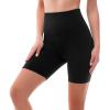 SINOPHANT High Waisted Women Biker Shorts – 6” Buttery Soft Elastic Tummy Control Shorts for Gym, Yoga, Workout(Black)
