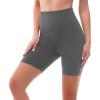 SINOPHANT High Waisted Women Biker Shorts – 6” Buttery Soft Elastic Tummy Control Shorts for Gym, Yoga, Workout(Gray)