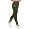 SINOPHANT Thick Yoga Pants Women with Pockets Buttery Soft High Wasited Leggings for Women Workout(Armygreen)