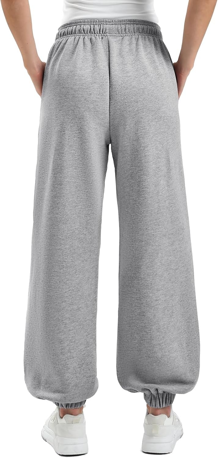 image:imageSINOPHANT Sweatpants Women Baggy Joggers with PocketsMelange Grey