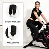 SINOPHANT Sweatpants Women Baggy Joggers with Pockets(Black)